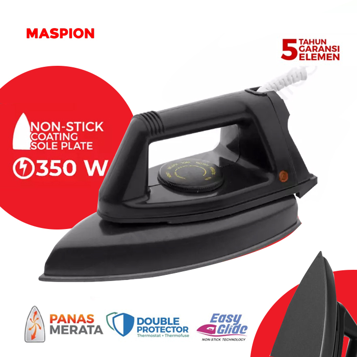 Maspion Setrika Listrik Dry Iron - EX-1000 | EX1000